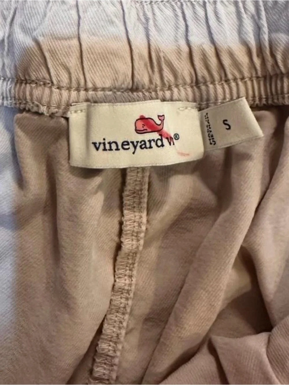 Vineyard Vines Cream Casual Pull-On Lightweight Shorts Size Small Womens